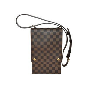 LOUIS VUITTON Portobello Damier Ebene Brown Shoulder Bag